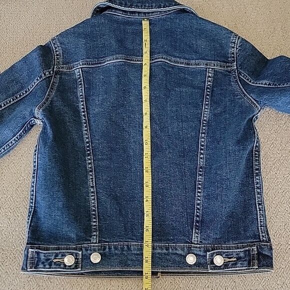 Levi's Strauss Signature Gold NWOT Distressed Trucker Denim Jean Jacket-Small - Picture 14 of 16